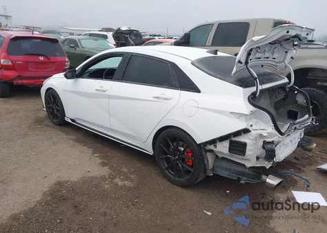 2022 Hyundai Elantra N z USA, uszkodzony, nr VIN KMHLW4AK5NU004530